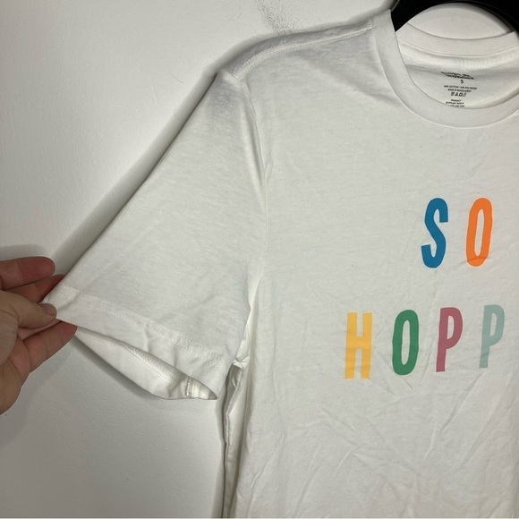 Hope & Wonder Easter “SO HOPPY” t-shirt size small - Picture 2 of 4